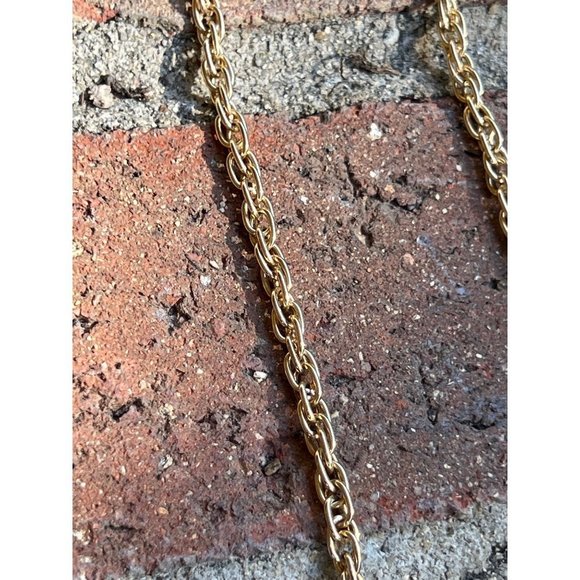 Sarah Coventry Amber Coin Necklace - Picture 10 of 10